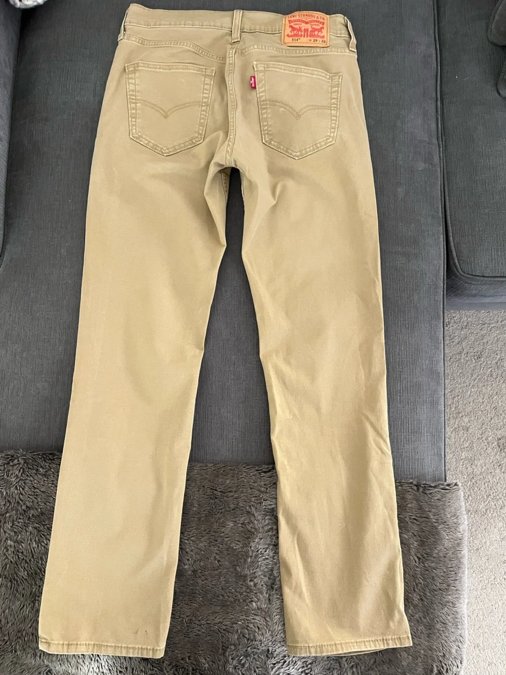 Levi's 514 Straight Fit Men's Jeans — Khaki 29W 32L